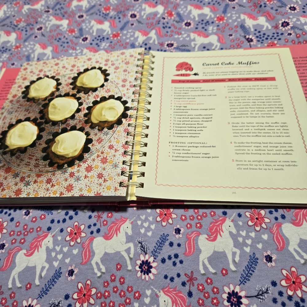 Pink and White Dining Cookbook with Retro Charm - Picture 4 of 7
